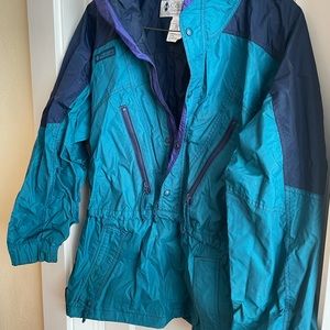 VINTAGE Columbia Half-Zip Ski Top Layer
